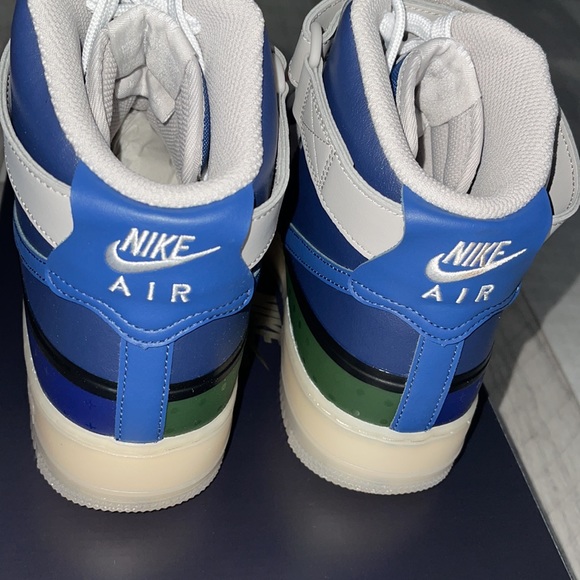 Air Force 2 high 07” Thunder Blue Pink Prime - Picture 9 of 9